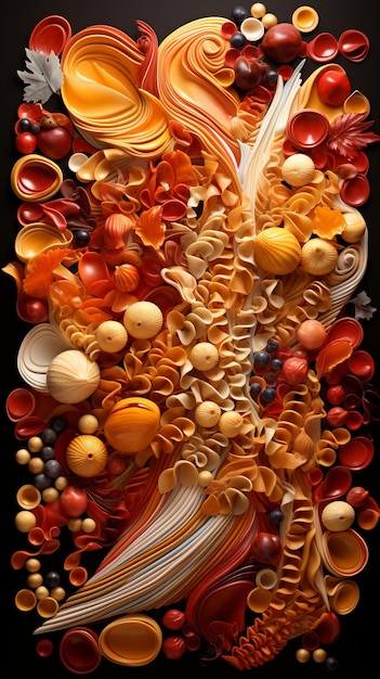 Un'immagine di pasta per gli amanti della pasta