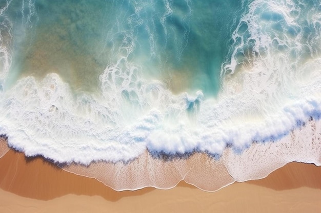 un'immagine di un'onda che si trova su una spiaggia