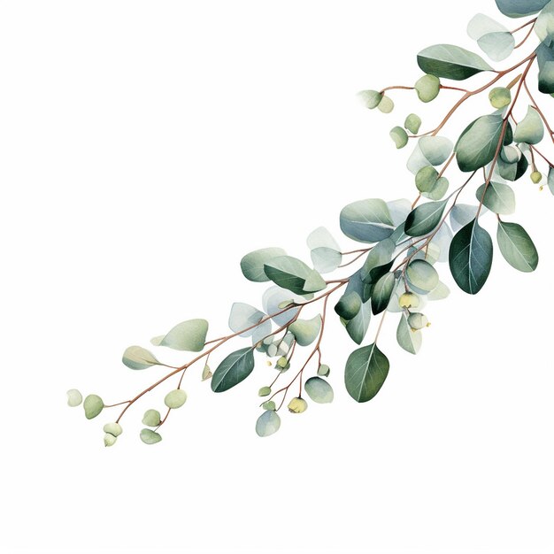 un'immagine di un ramo con foglie verdi e la parola " primavera " su di esso.