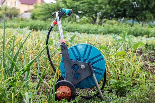 Un&#39;immagine di un tubo da giardino.