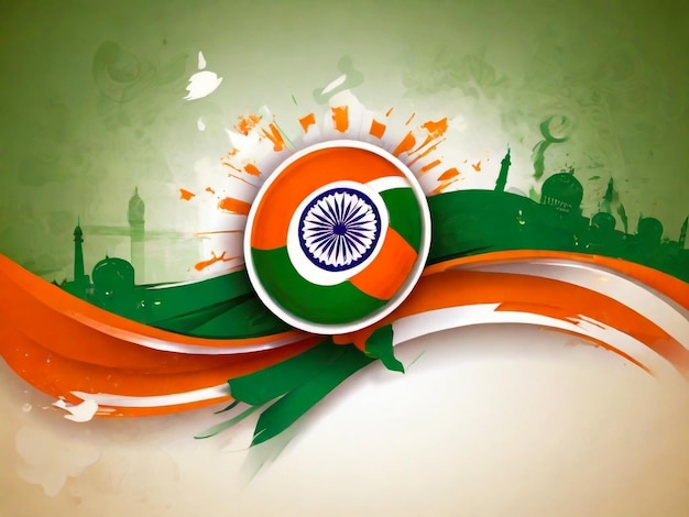 un'immagine di una bandiera con la parola indiano su di essa
