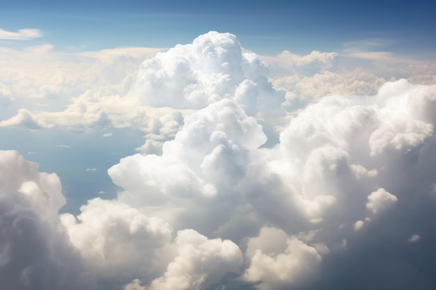 un'immagine di una nuvola che è nel cielo