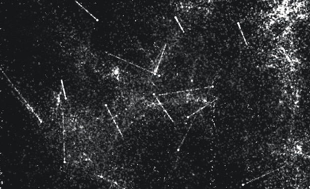 Un'immagine in bianco e nero di costellazioni di stelle.