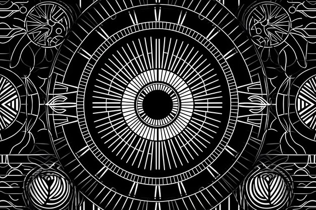 un'immagine in bianco e nero di un cerchio con un centro bianco.