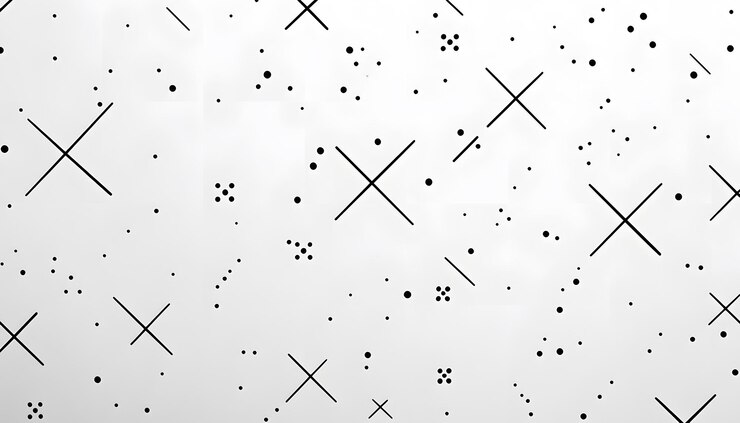 Foto un'immagine in bianco e nero di una croce e le parole x