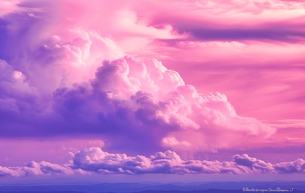 Un'immagine presenta un'immagine di cielo e nuvole