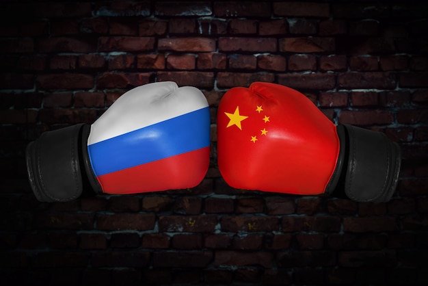 Un incontro di boxe tra USA e Russia