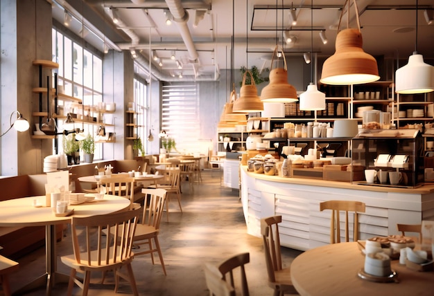 Un interno di un caffè ikea