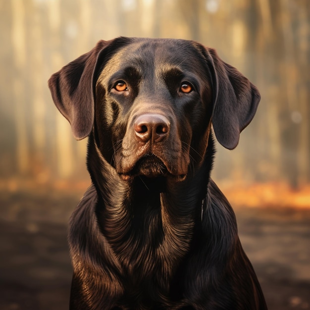 Un labrador retriever