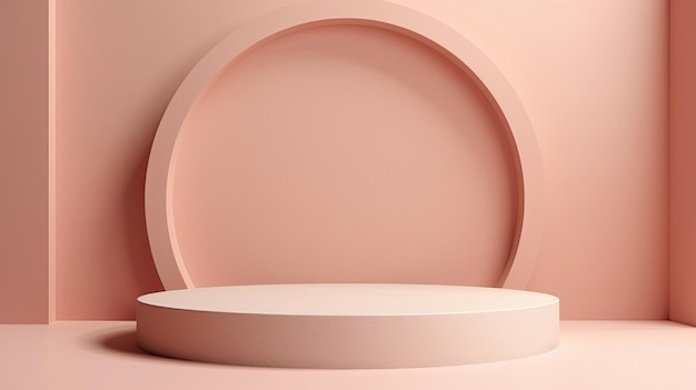 Un lavandino rotondo con un interno rosa