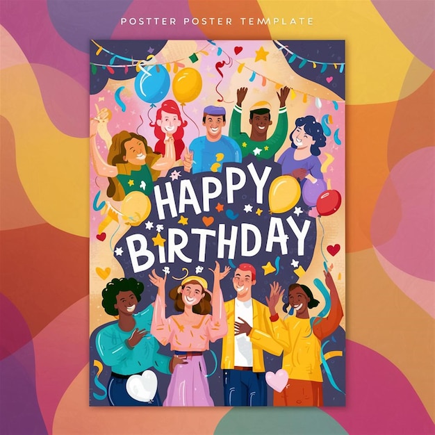 un libro con un buon compleanno scritto sopra