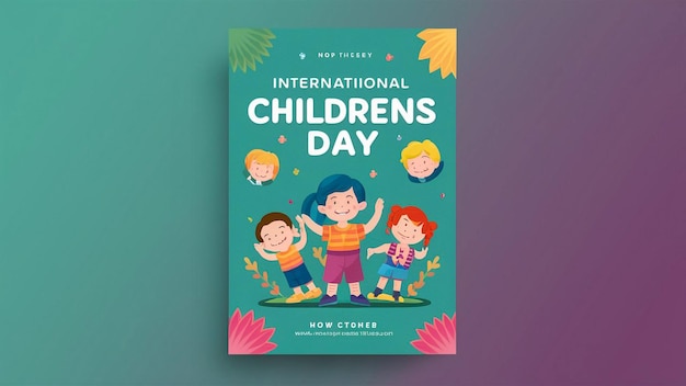 un libro intitolato Giorno internazionale dei bambini