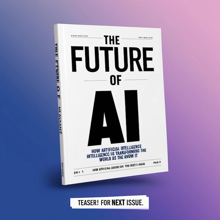 Foto un libro intitolato il futuro della nuova