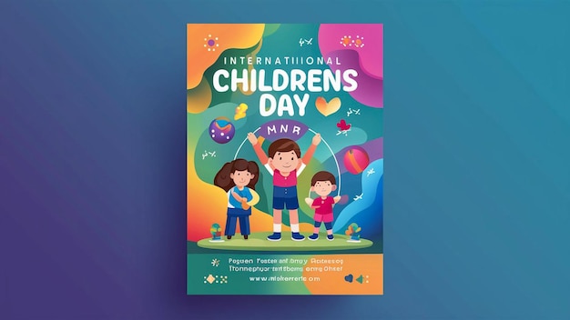 un libro intitolato International children's day of childrens day