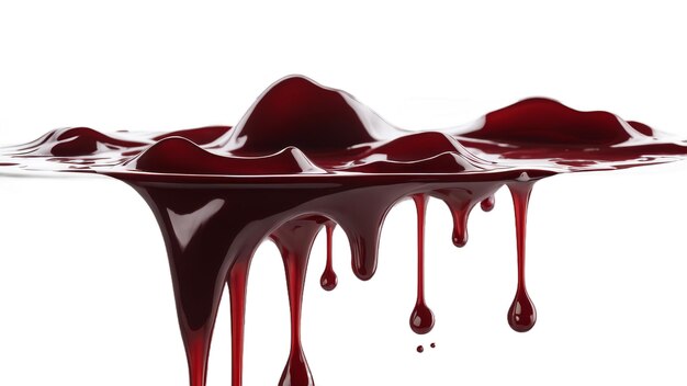 un liquido rosso con uno sfondo bianco che dice non usare