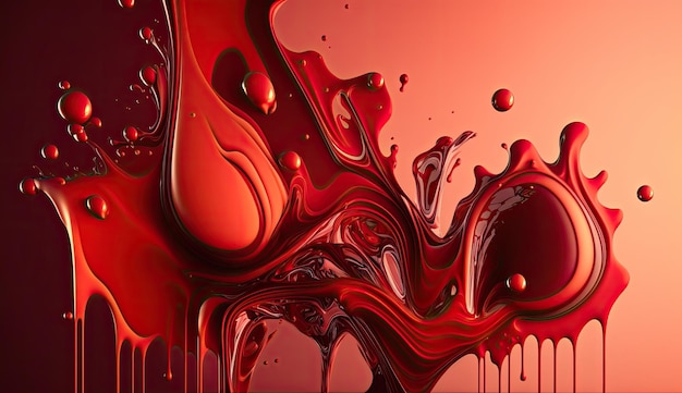 Un liquido rosso