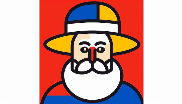 un logo della mascotte di un sito web che genera poesie per Sinterklaas