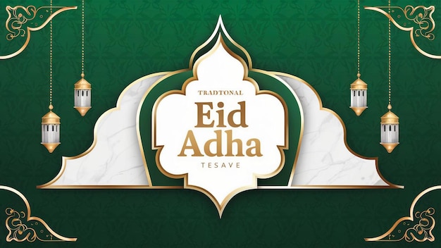un logo verde e oro per l'arabo arabo