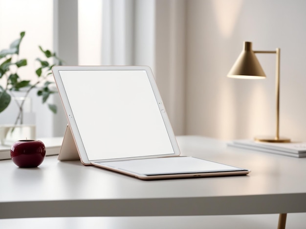 un macbook minimalista ed elegante per il mockup