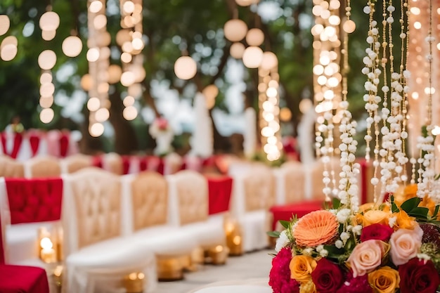 Un matrimonio con un tema oro e bianco