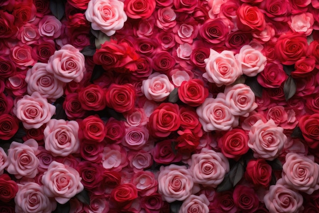 un mazzo di rose della collezione del festival delle rose.