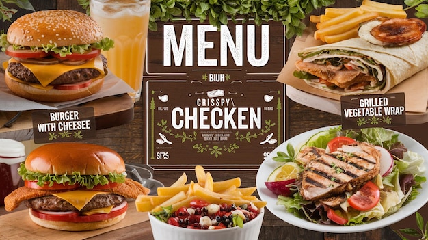 un menu per un menu che dice menu per i menu