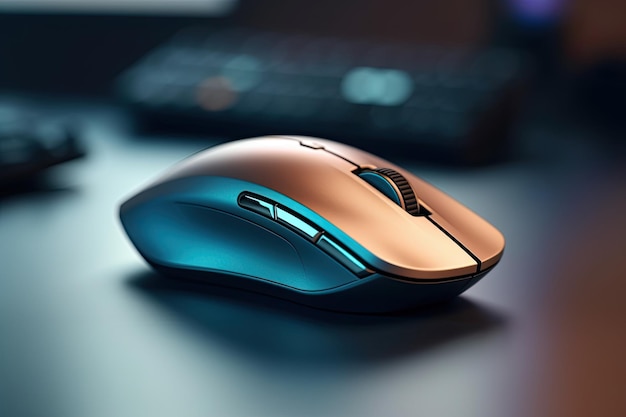 Un moderno mouse per computer senza fili