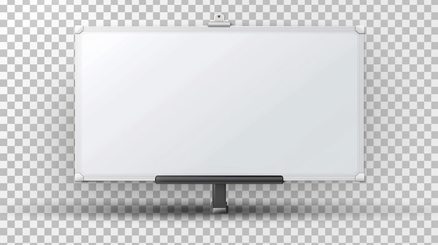 un monitor bianco con una cornice d'argento e uno schermo bianco e nero
