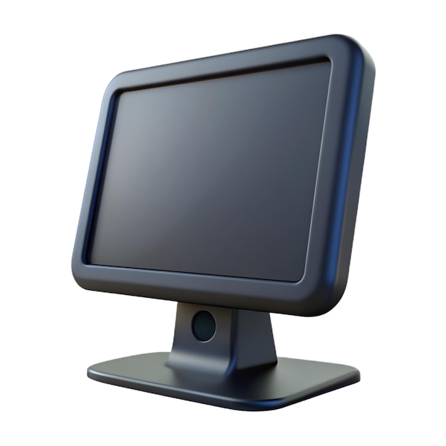 un monitor di computer con uno schermo blu che dice " quot dell " in basso