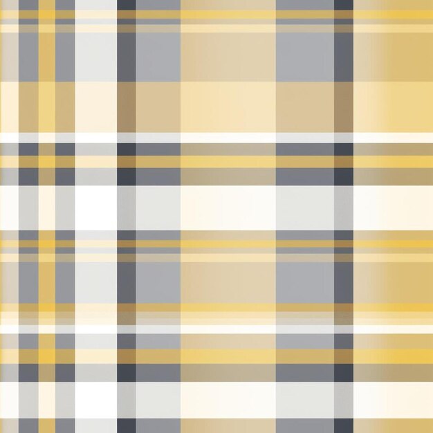 Un motivo scozzese con uno sfondo giallo