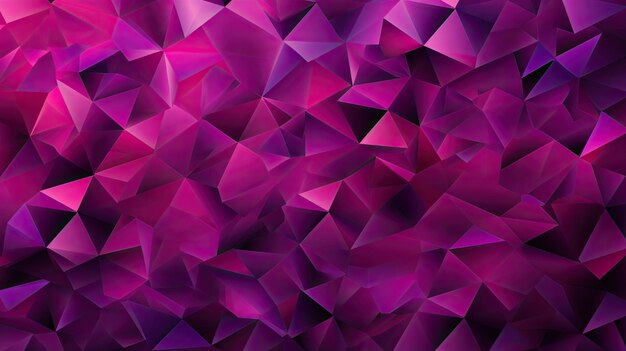 Un motivo triangolare con sfumature di viola e rosa
