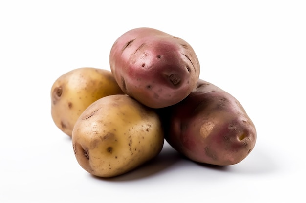 Un mucchio di patate rosse