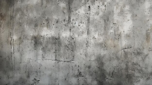 Un muro di cemento testurizzato in bianco e nero IA generativa