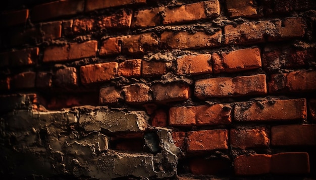 Un muro di mattoni con un bordo nero e un bordo nero.