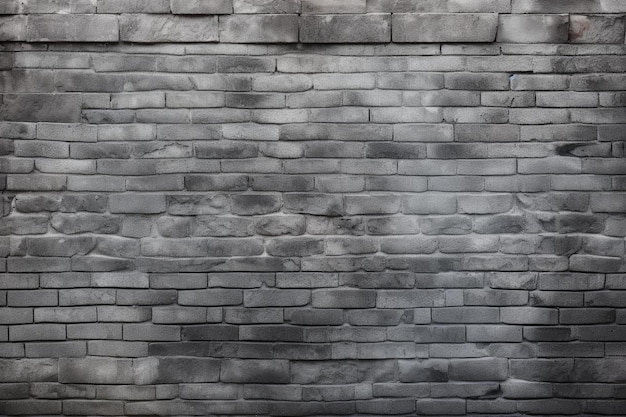 un muro di mattoni con una parete di mattoni grigi e uno sfondo di mattoni neri e bianchi.