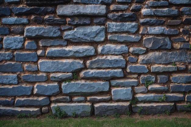 Un muro di pietra con un uomo in piedi davanti e un cartello che dice "la parola pietra"