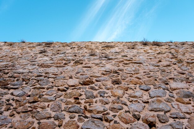 un muro storico del castello