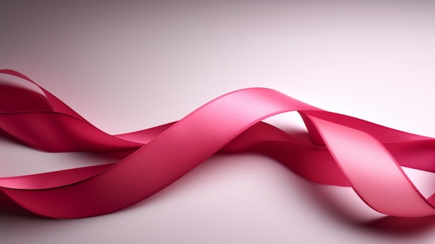 Un nastro che rappresenta il viaggio del cancro al seno