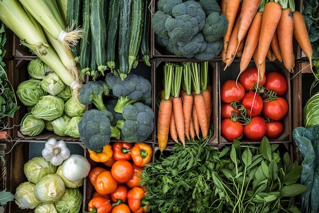 Un nutrito miscuglio di mais e verdure fresche