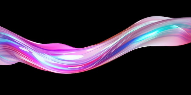 Un'onda colorata astratta