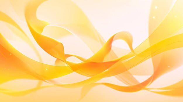 un'onda colorata con linee arancione e gialle Abstract sfondo giallo chiaro gradiente trasparente