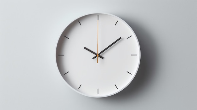 Un orologio con lo sfondo di Whiye