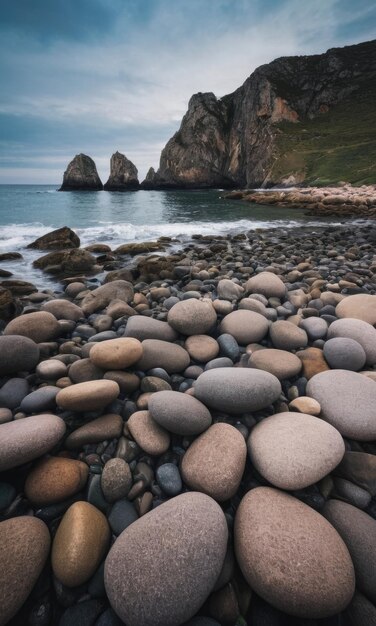 Un paesaggio costiero caratterizzato da formazioni rocciose lungo