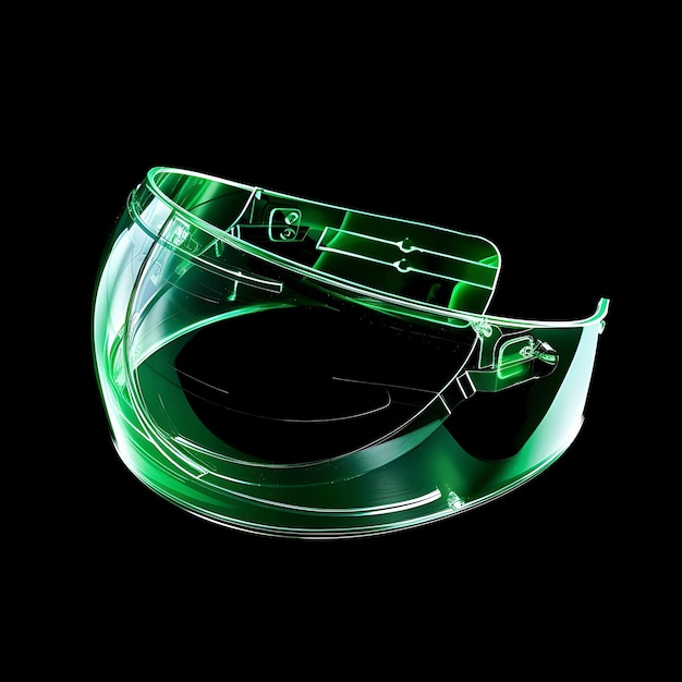 un paio di occhiali verdi con le lettere c e c in basso