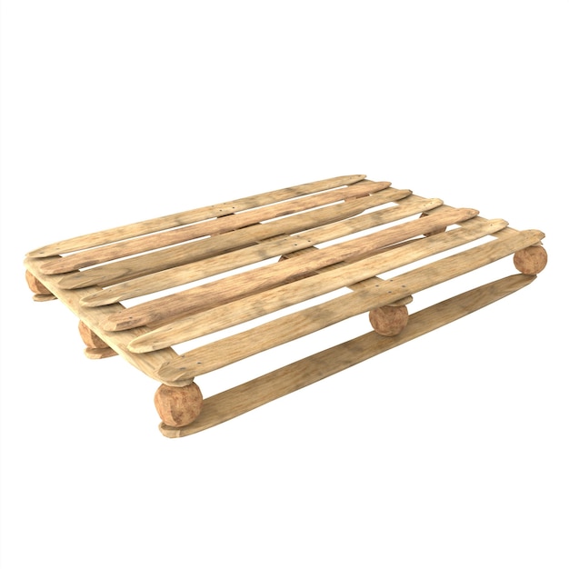 Un pallet di legno su cui è scritta la parola legno