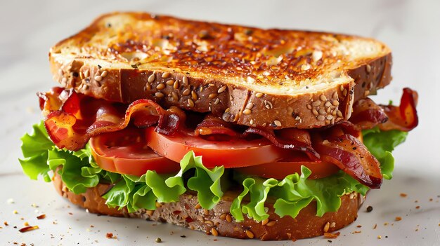 Un panino fatto di pane fresco