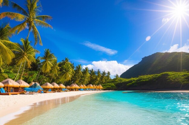 Un paradiso sulla spiaggia