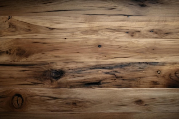 Un pavimento in legno con una macchia scura che proviene dalla quercia dell'azienda.
