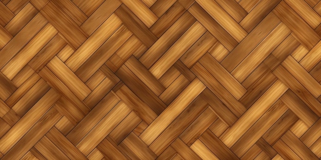 Un pavimento in parquet di legno con un motivo di venature del legno.