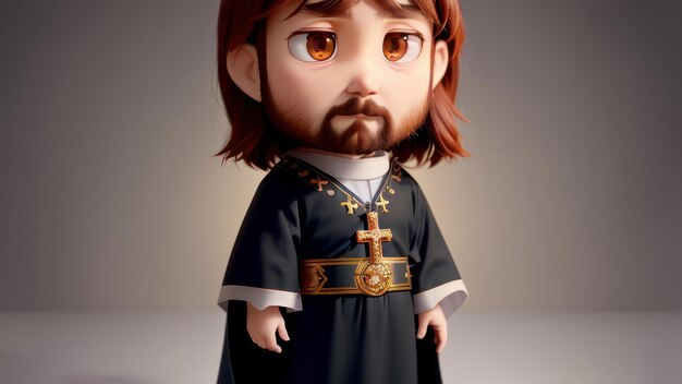 Un personaggio dei cartoni animati del film d'animazione jesus